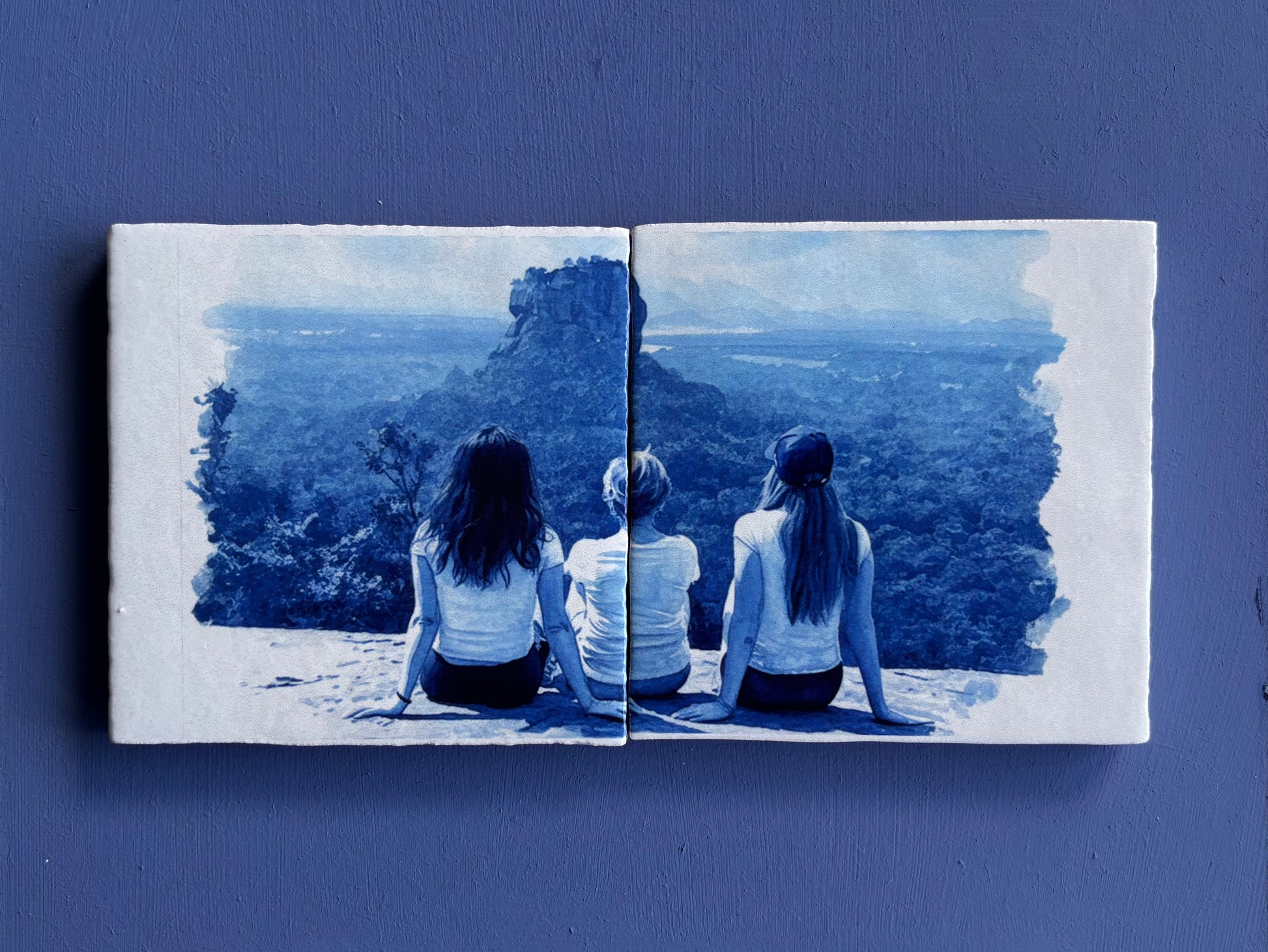 print on demand, foto, tegel, delfts blauw, vakantie , kado , cadeau, maatwerk
