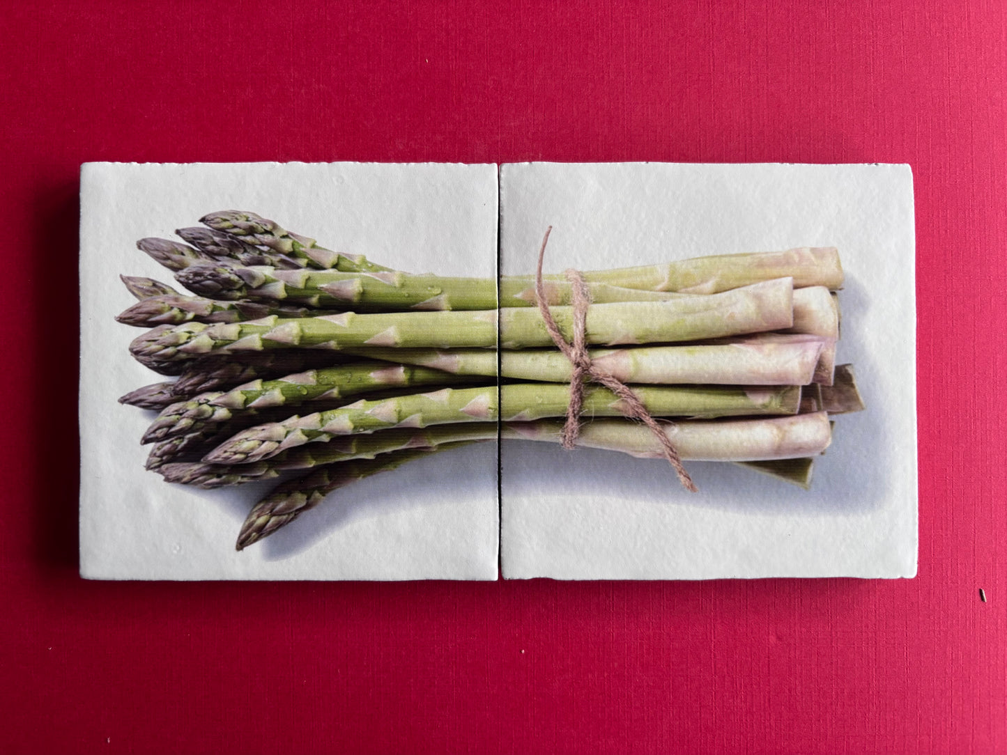 tegel Tweeluik Asperge keuken horeca rood